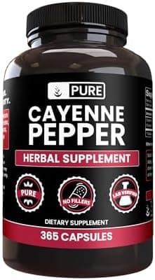PURE ORIGINAL INGREDIENTS Cayenne Pepper (365 Capsules) No…