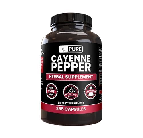 PURE ORIGINAL INGREDIENTS Cayenne Pepper (365 Capsules) No…