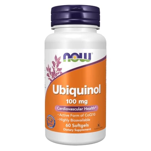 NOW Foods Supplements, Ubiquinol 100 mg, High Bioavailability…