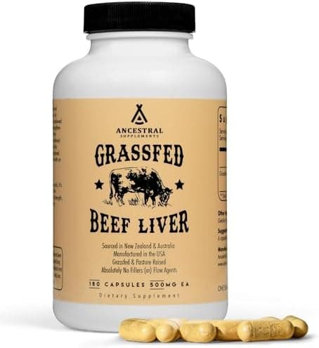 Ancestral Supplements Beef Liver Support Capsules