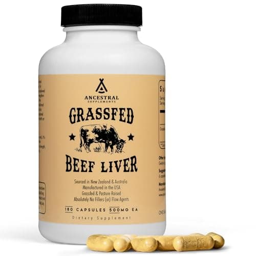 Ancestral Supplements Beef Liver Support Capsules