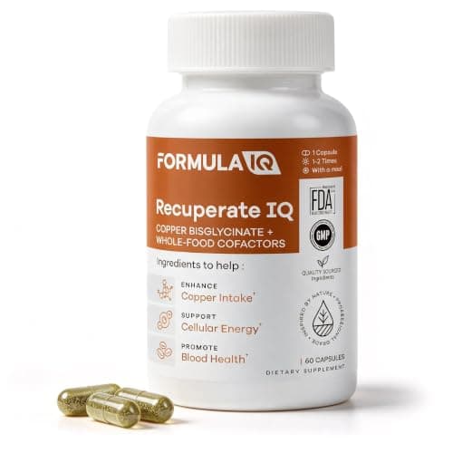 Formula IQ - Recuperate IQ - 5-in-1 Copper Supplements…
