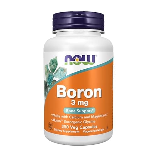 NOW Supplements, Boron 3 mg (Bororganic Glycine), Structural…