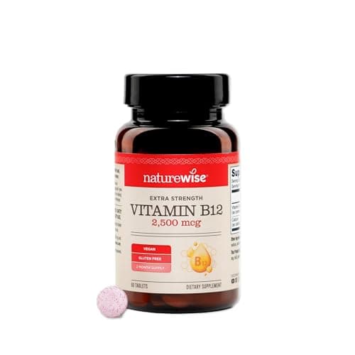 NatureWise Vitamin B12 Extra Strength 2500mcg - B12 Supplement…
