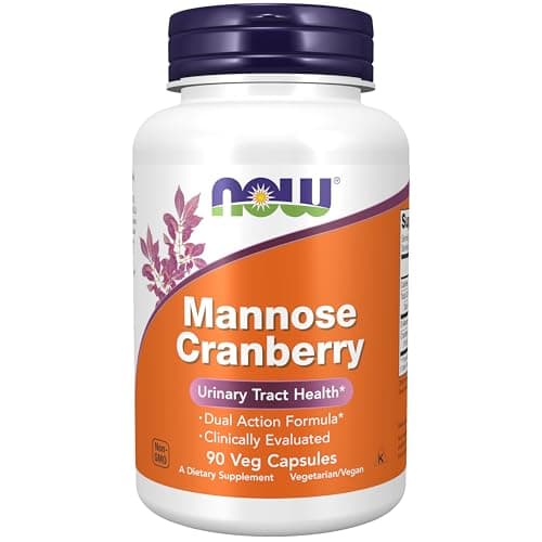 NOW Foods Supplements, Mannose Cranberry, Dual Action…