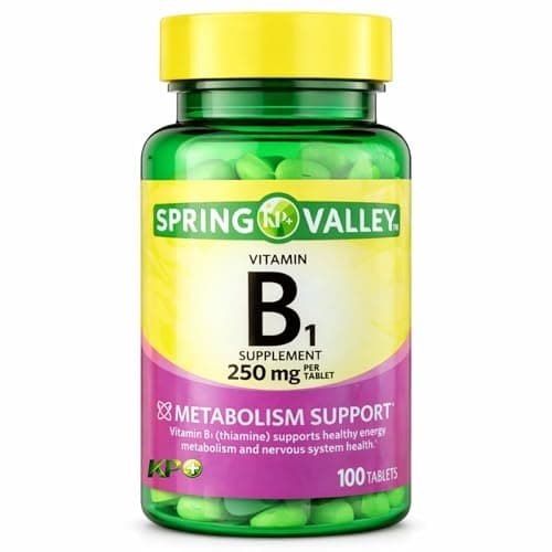 KP+ Vitamin B1 250 mg | Thiamine Supplement for Energy…