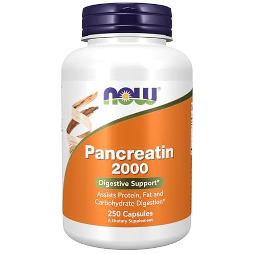 NOW Foods Supplements, Pancreatin 2000 with naturally…