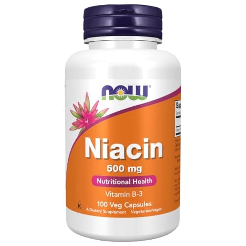 NOW Foods Supplements, Niacin (Vitamin B-3) 500 mg, Essential…