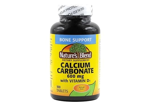 Nature's Blend Calcium Carbonate 600 mg with D3 400 IU 100…