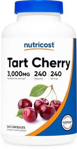 Nutricost Tart Cherry Extract 240 Vegetarian Capsules