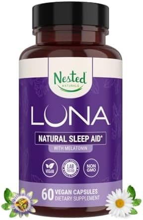 Nested Naturals Luna Sleep Aid - Non-Habit Forming Natural…