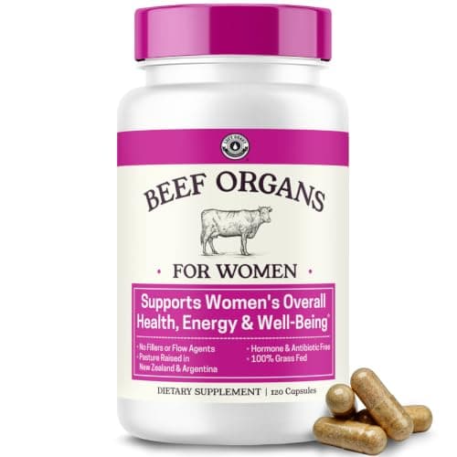 Beef Organ Supplement for Women, 120 Capsules