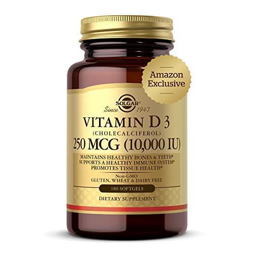 Solgar Vitamin D3 Cholecalciferol 250 MCG 10000 IU Softgels…