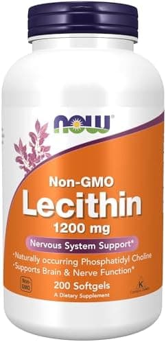 NOW Foods Supplements, Lecithin 1200 mg with naturally…