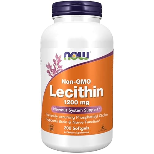 NOW Foods Supplements, Lecithin 1200 mg with naturally…