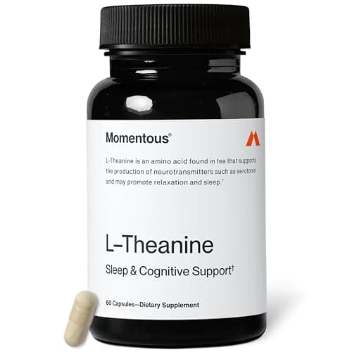 Momentous L-Theanine Supplement - 200 mg Capsules to Promote…