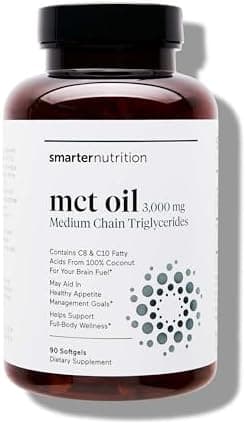 SMARTERNUTRITION MCT Oil Softgels C8 and C10 - Ketogenic Fuel…