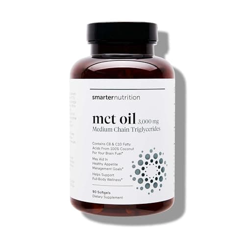 SMARTERNUTRITION MCT Oil Softgels C8 and C10 - Ketogenic Fuel…