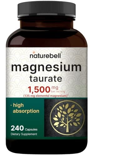 NatureBell Magnesium Taurate - 240 Capsules - 1