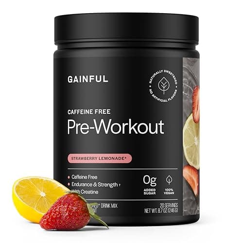 Gainful Caffeine Free Pre Workout Powder with Creatine