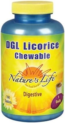 Nature's Life DGL Licorice Tablets
