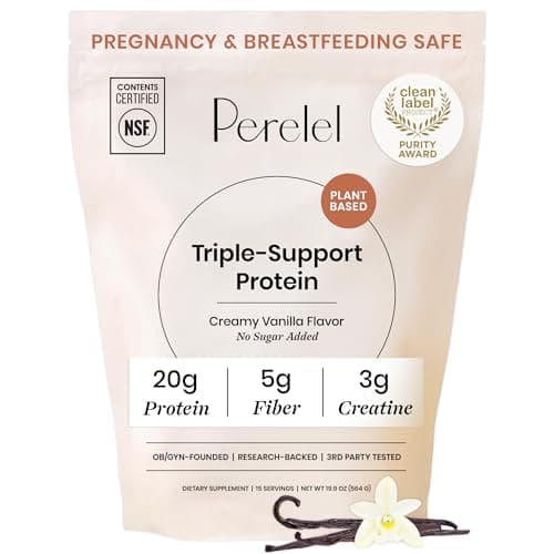 Perelel Triple-Support Plant Based Protein Powder