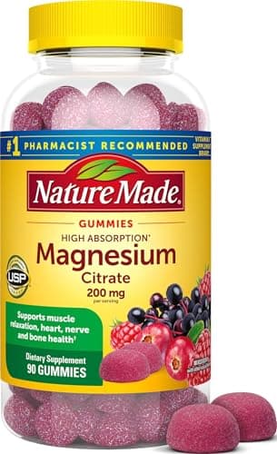 Nature Made High Absorption Magnesium Citrate 200mg per…