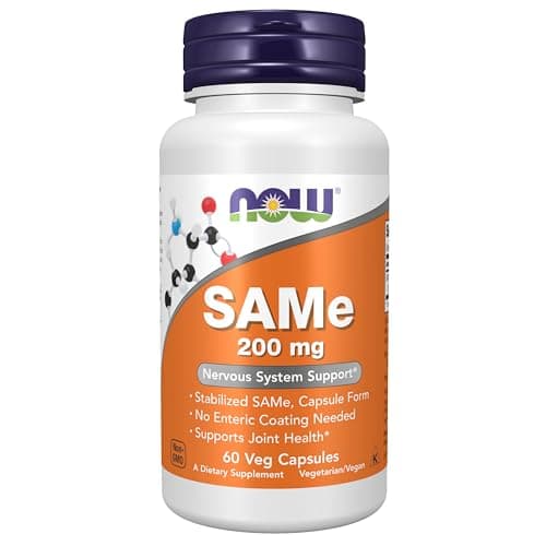 NOW Foods Supplements, SAMe (S-Adenosyl-L-Methionine)200 mg…
