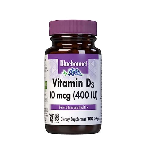 Bluebonnet Nutrition Vitamin D3 400 IU Softgels