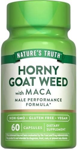 Nature's Truth Horny Goat Weed with Maca | 60 Powder Extract…