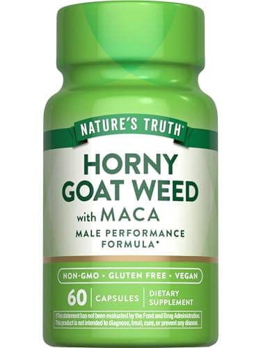 Nature's Truth Horny Goat Weed with Maca | 60 Powder Extract…