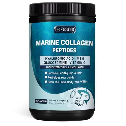 DRFOSTER Marine Collagen Peptides Powder with MSM + GC