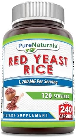 Pure Naturals Red Yeast Rice 1200 Mg per Serving