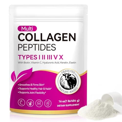 Multi Collagen Peptides Powder | Types I