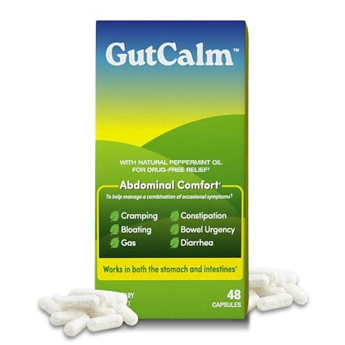 GutCalm IBS Relief Peppermint Oil Capsules