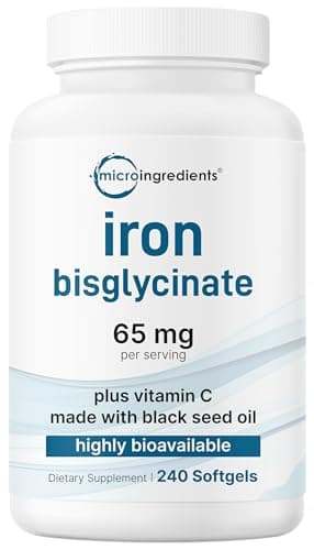 Micro Ingredients Ferrous Iron Bisglycinate 65 mg Per Serving