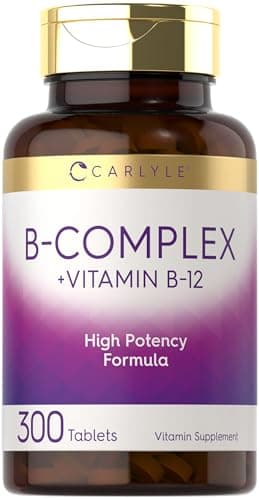 Carlyle B-Complex Vitamin with B12 | 300 Tablets | High…