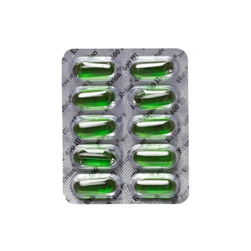 50 Evion Capsules Vitamin E For Glowing Face