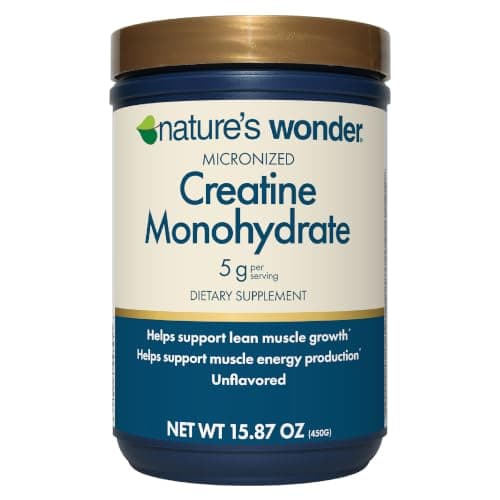 Nature's Wonder Micronized Creatine Monohydrate Powder…
