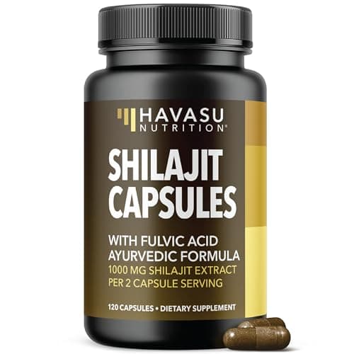 Shilajit Capsules for Men and Women - 1000mg Shilajit Extract…