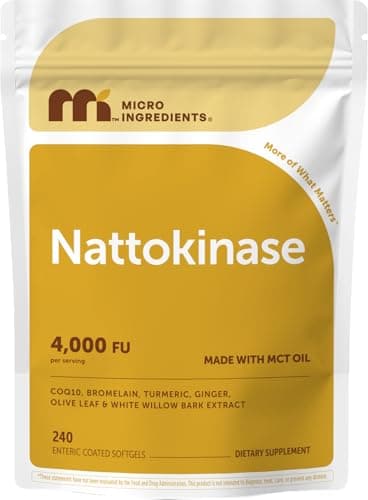 Micro Ingredients Nattokinase 240 Softgels