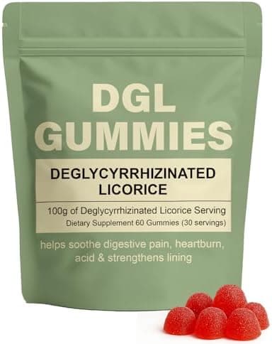 WDVNEX DGL Gummies, 400 Mg DGL Extract Supplement,…