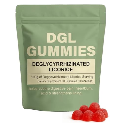 WDVNEX DGL Gummies, 400 Mg DGL Extract Supplement,…