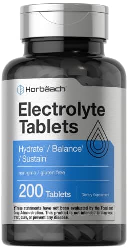 Horbäach Electrolyte Tablets | 200 Count | Helps Hydration…