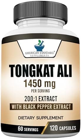 American Standard Supplements Tongkat Ali Extract 200:1…