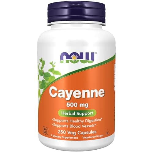 NOW Foods Supplements, Cayenne (Capsicum annuum) 500 mg…