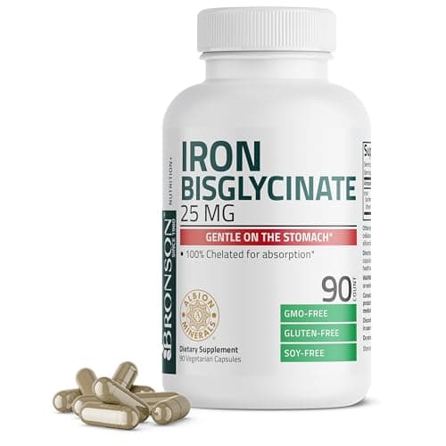 Bronson Iron Bisglycinate 25 mg
