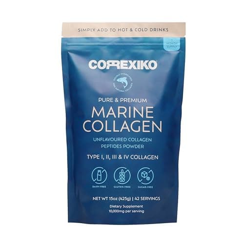 CORREXIKO Marine Collagen Powder Supplement Unflavored…