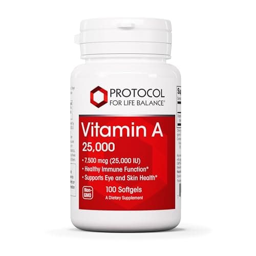 PROTOCOL FOR LIFE BALANCE Vitamin A 25,000 IU, 100 Softgels