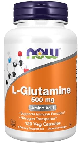 NOW Foods Supplements, L-Glutamine 500 mg, Nitrogen…
